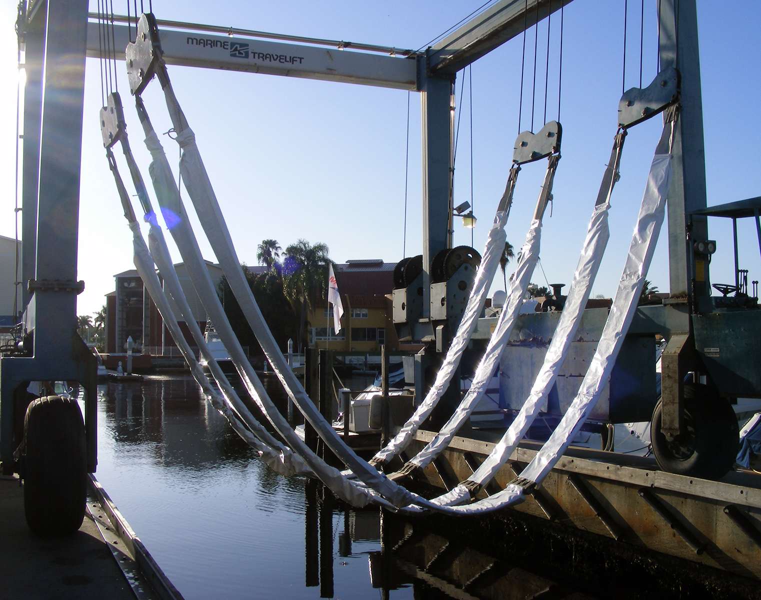 Sling-Shield Protects Vessel Finishes From Boat Lift 